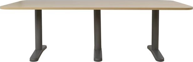 Tavolinë profesionale për konferenca, ngjyrë lisi, FH2047.11, 240x120x75 cm