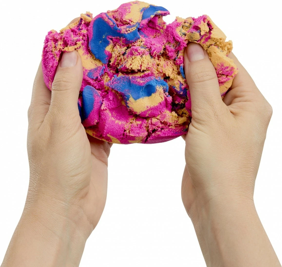 set rërë kinetike, MGA Wonder Factory Never Dry Sand Mega Bag 544913-EUC/553281, 2 lbs 3+, portokalli/kuqe