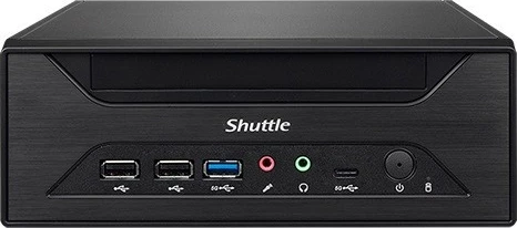 Kasë Shuttle Barebone XPC slim XH610, LGA1200, 2xSODIMM DDR4, 2xM.2, 3xSATA, 1xHDMI, 1xDP, 1xVGA, e zezë