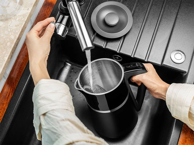 Ibrik elektrik Lafe CEG020 me kontroll temperature, 1.7L, i zi