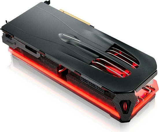 Backplate PowerColor për RX 7900 Red Devil, plastik, e zezë