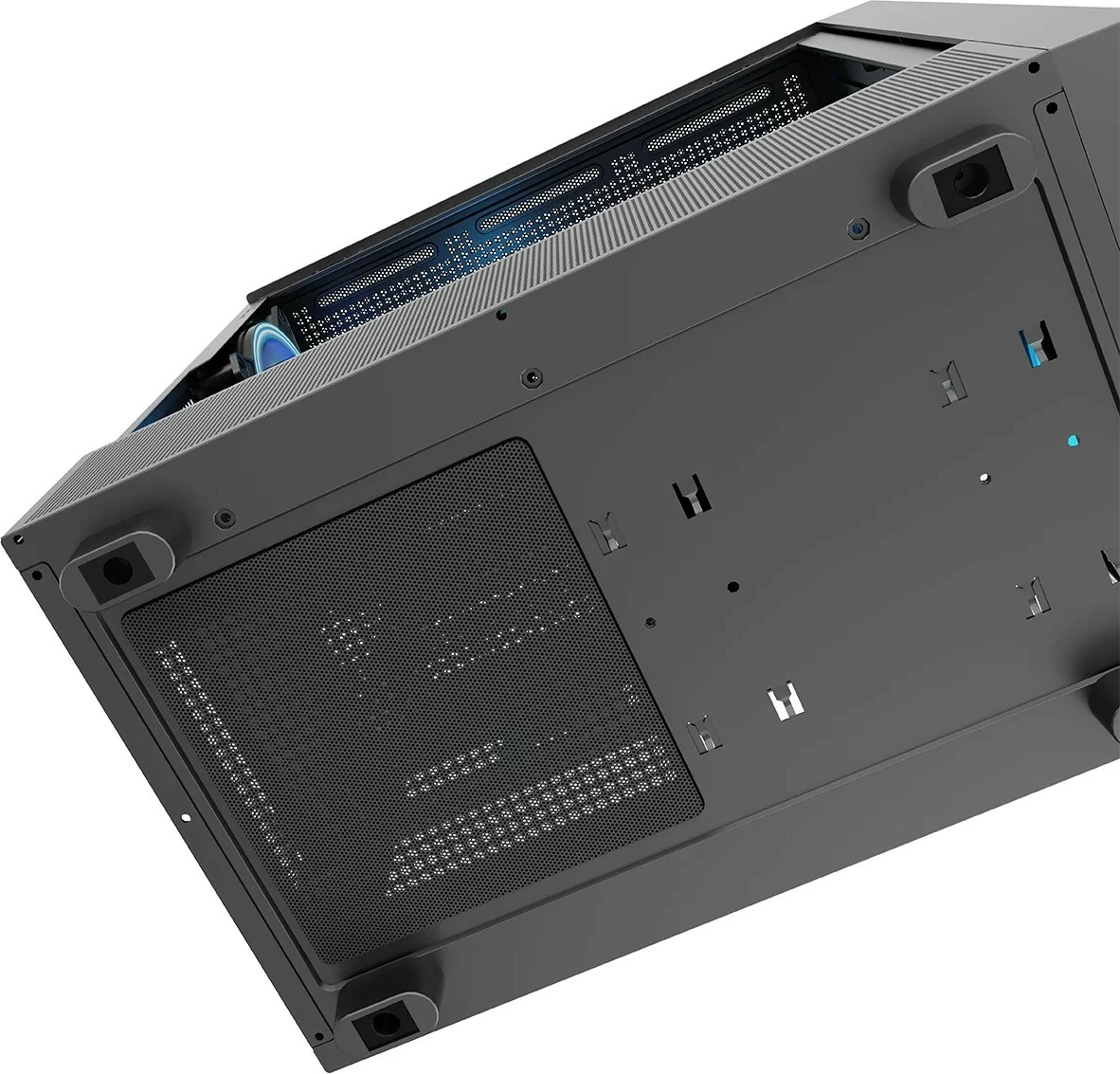 Kasë MODECOM Breeze ARGB FLOW Midi, ATX, xham i temperuar, e zezë