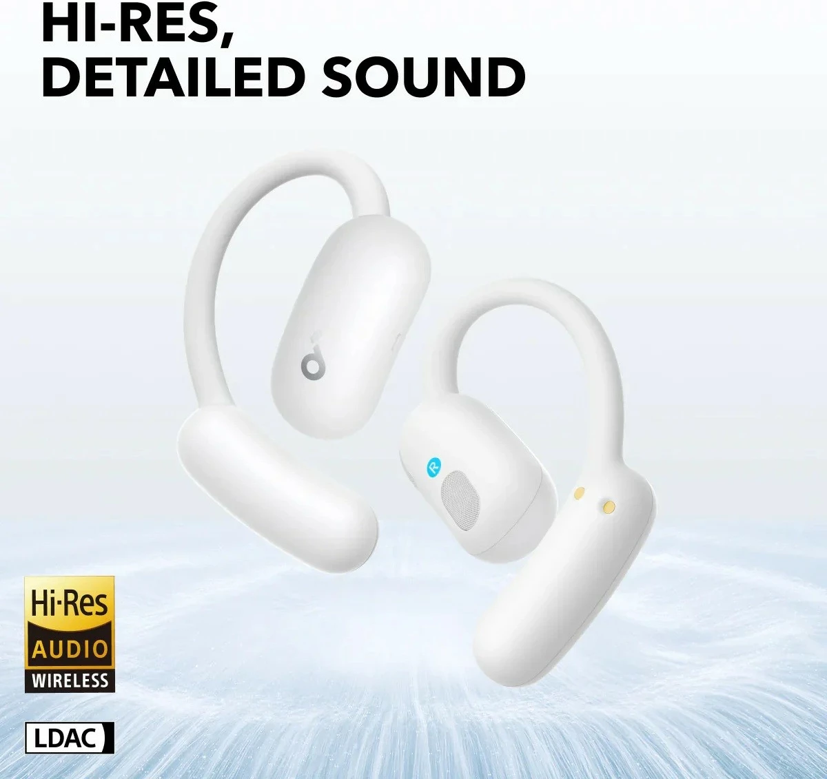 Kufje wireless Anker Soundcore Aero Fit 2, Bluetooth, të bardha