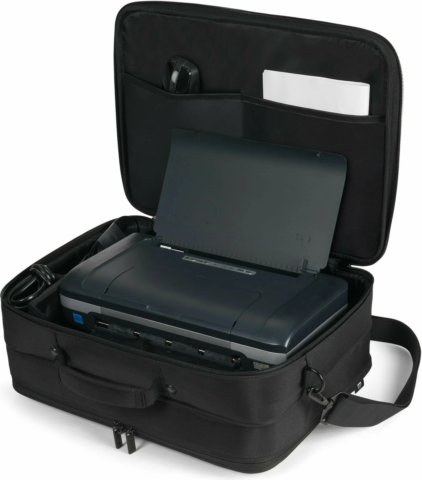 Çantë DICOTA D32032-RPET, 16", rrip shpatullash, e zezë