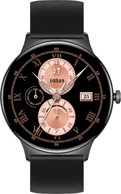 Smartwatch, Colmi, V89, ekran 1.43" AMOLED 466×466, thirrje Bluetooth, IP67, Android/iOS, e zezë