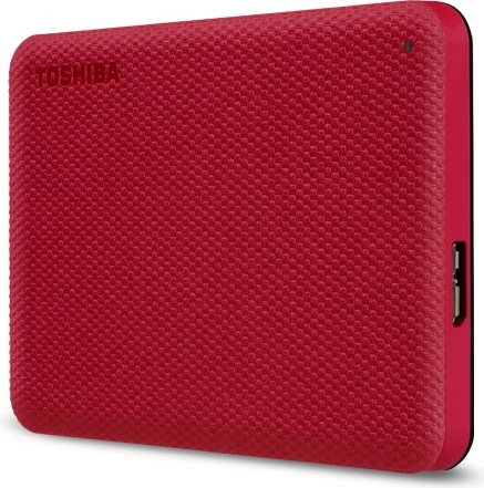 Hard disk ekstern Toshiba Canvio Advance 4TB, USB 3.2, i kuq