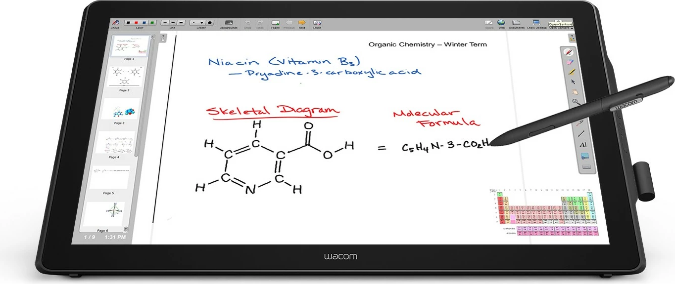 Ekran me penë Wacom DTH-2452, 23.8", Full HD, i zi