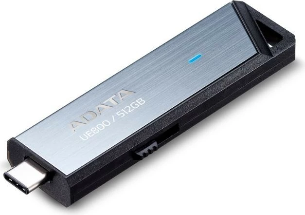 Pendrive Adata Elite UE800 512GB, USB 3.2 Gen2, Silver