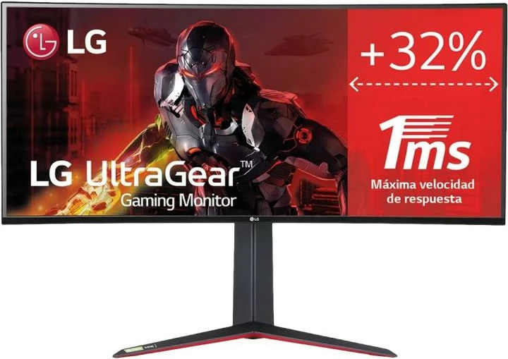 Monitor gaming, LG, UltraGear 34GN850P-B/34GN850PB, 34", IPS 1ms, ekran i sheshtë, i zi