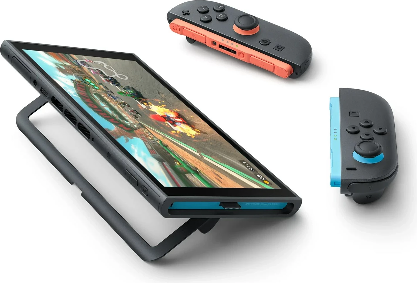 Konzolë portabile Nintendo Switch 2 me Mario Kart World, 256 GB, Ekran 7.9", e zezë