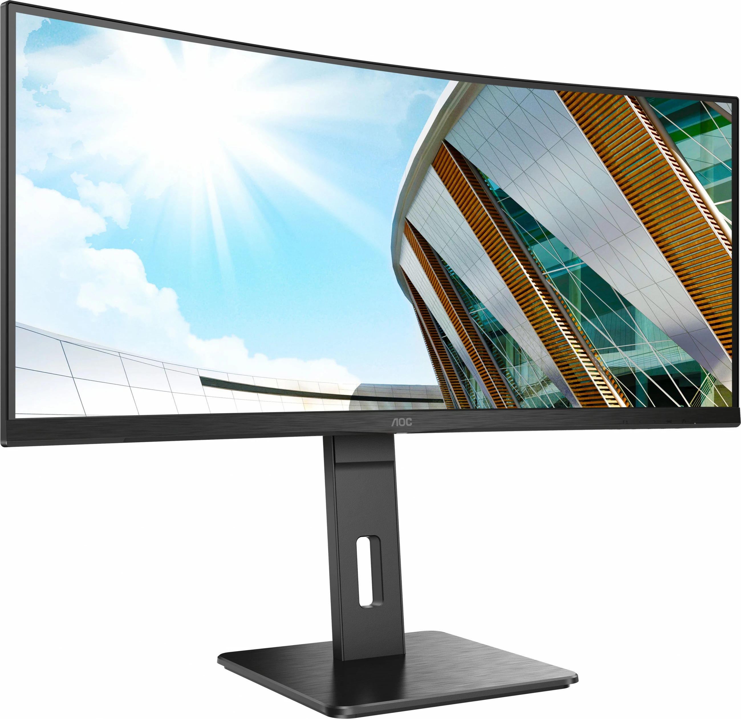 Monitor AOC CU34P2A, 34", Quad HD, LED, 1 ms, i zi