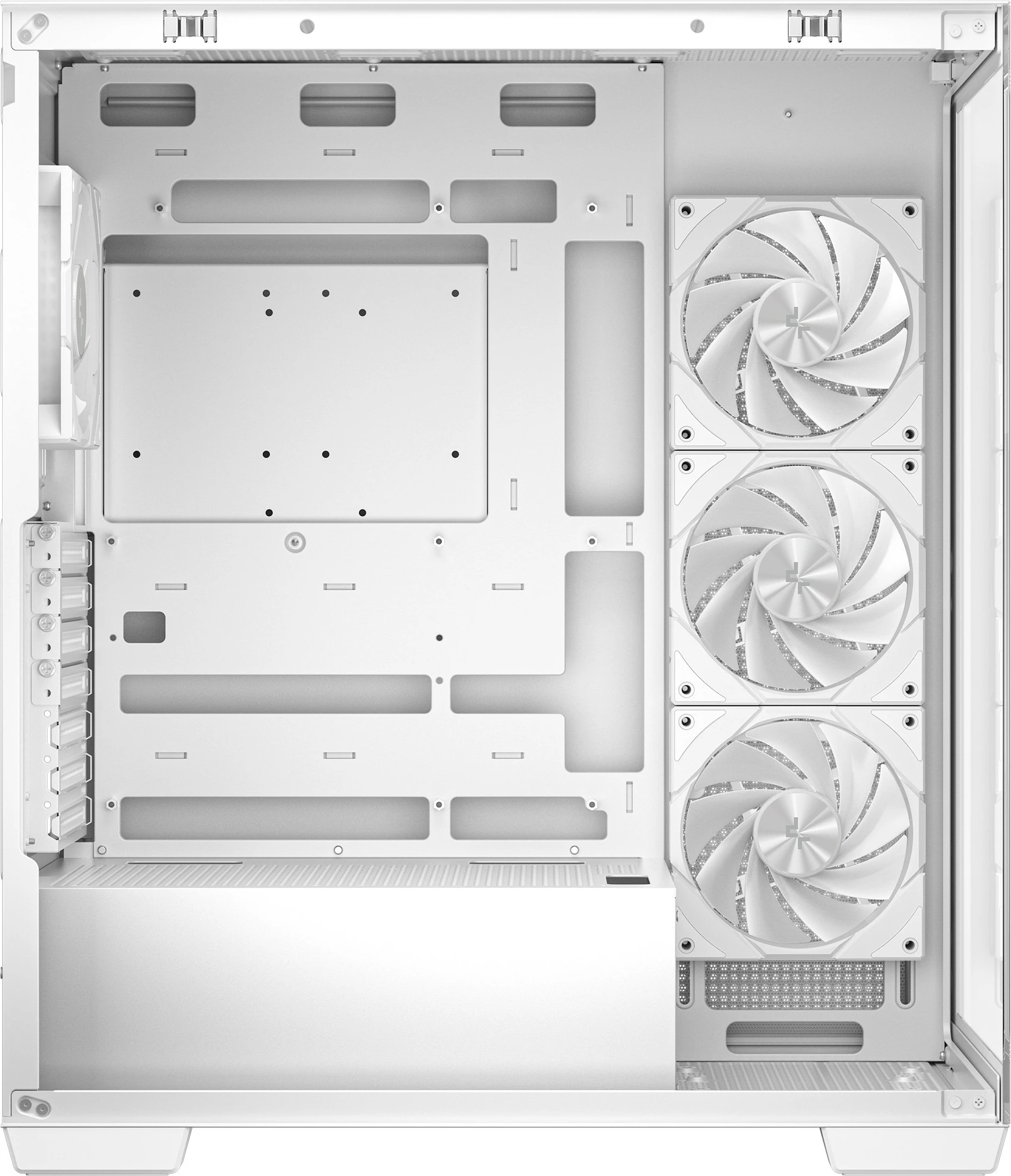 Kasë Deepcool CG580 4F WH, Midi Tower, ATX, RGB, e bardhë