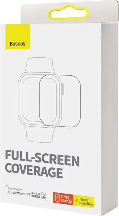 Film mbrojtës Baseus NanoCrystal për AP Watch 7/8, 41mm, Transparent