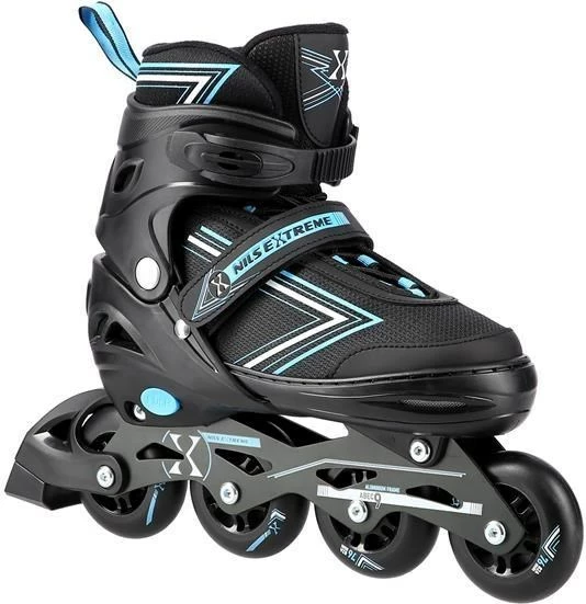 Patina unisex NILS eXtreme NH11912 A 2IN1, të zeza/kaltra               