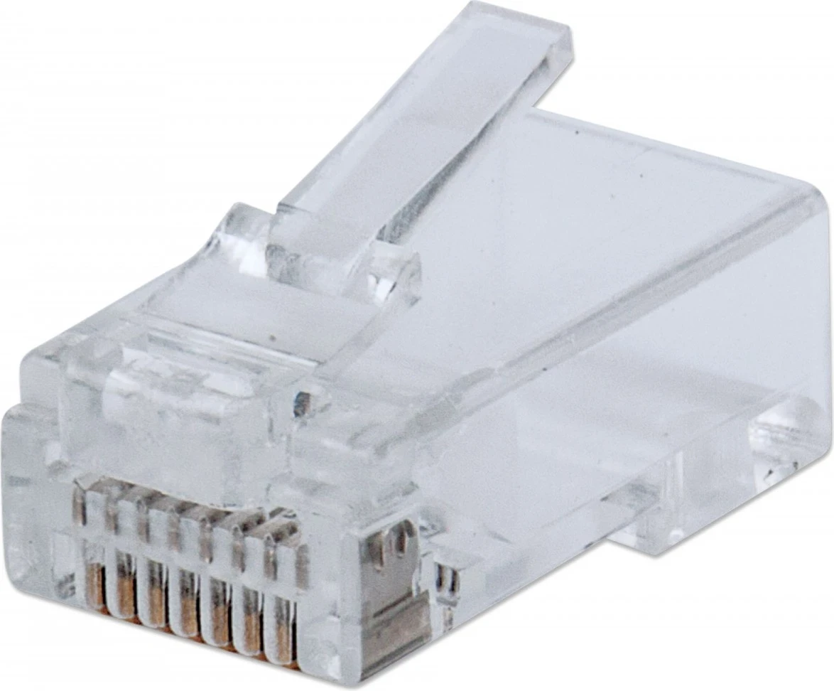 Pin Intellinet 791090 RJ45 Cat6 UTP, 100 copë, transparent