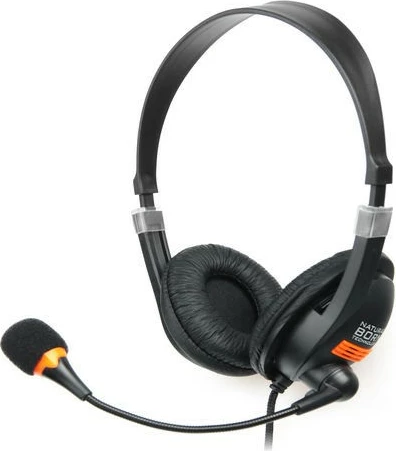 Kufje Natec Drone NSL-0294 me mikrofon, me kabllo, të zeza