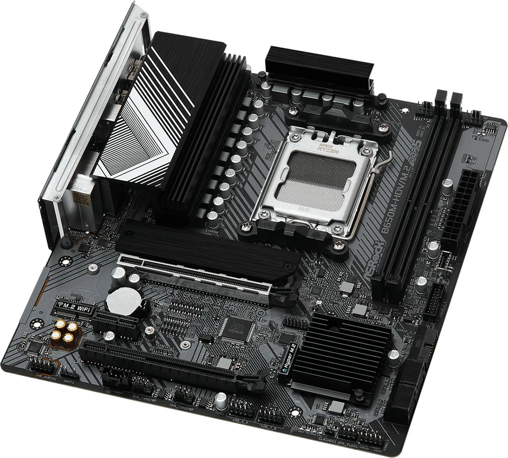 Pllakë amë ASRock B650M-HDV/M.2, Socket AM5, DDR5, mATX