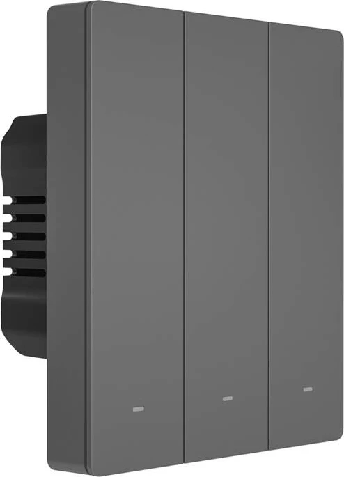 Kasë inteligjente Sonoff M5-3C-80, 3 kanale, WiFi, grafit