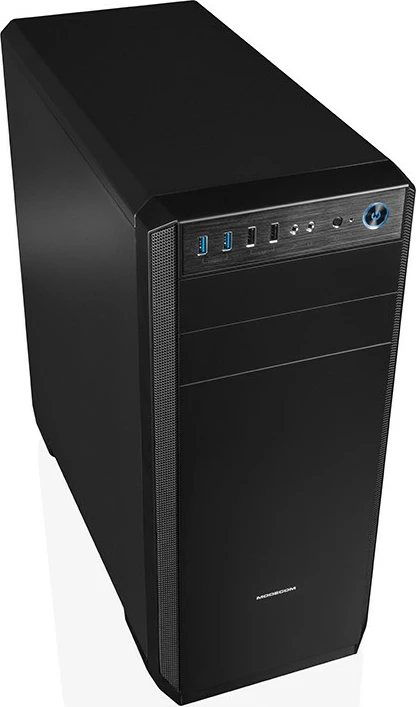 Kasë MODECOM OBERON PRO SILENT, Midi Tower, ATX/ITX/Micro ATX, e zezë