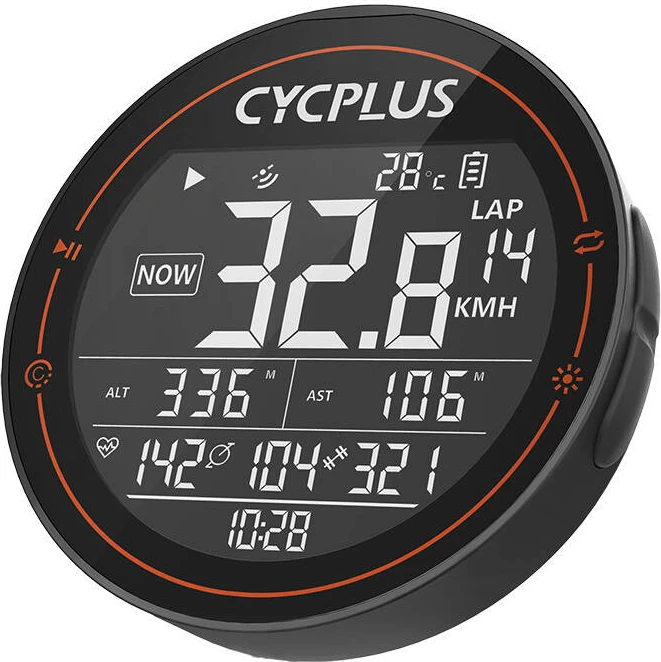 Kompjuter biçiklete Cycplus M2, 2.5 inç, IPX6, 35 orë punë, i zi
