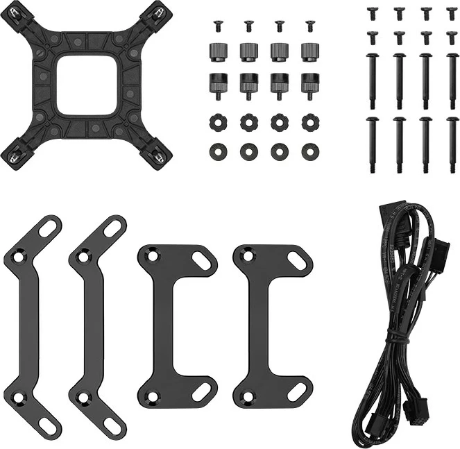 Komplet ftohës me lëng DEEPCOOL LQ240, 12 cm, i zi