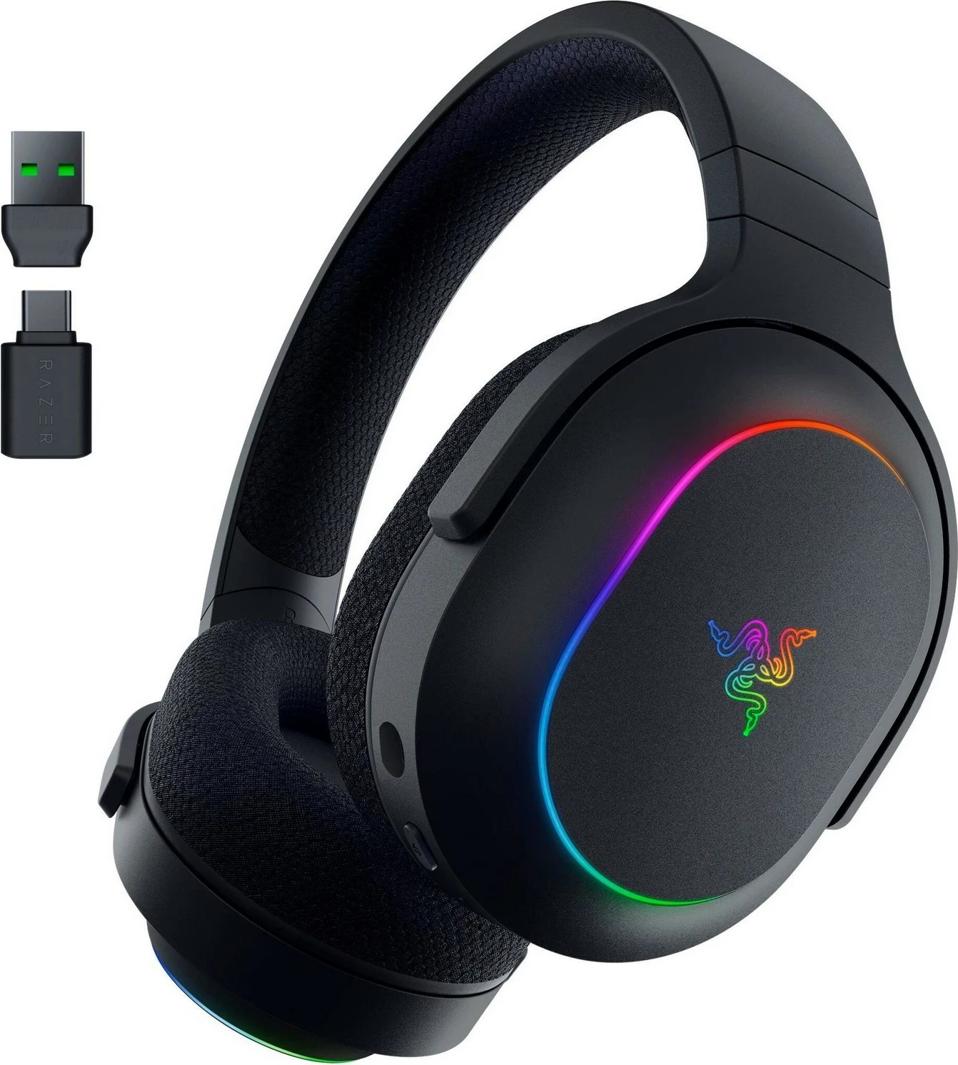 Kufje wireless Razer Barracuda X Chroma, Bluetooth, USB-C, e zezë