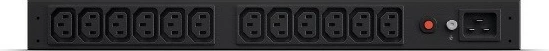 Listë shpërndarëse CyberPower PDU20BHVIEC12R, 1U, 16A, 12xC13, 1xC20, e zezë