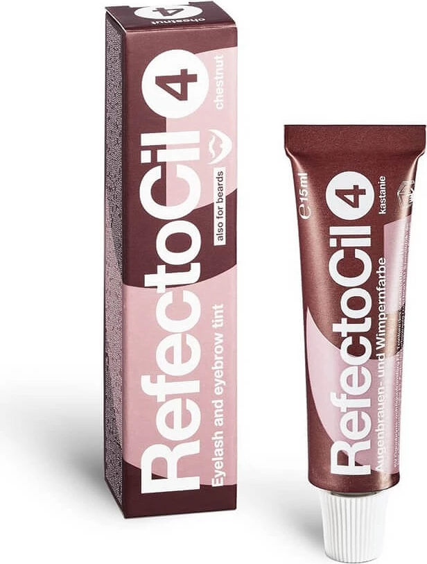 Henna për vetulla dhe qerpikë Refectocil 4 Chestnut për femra 15ml