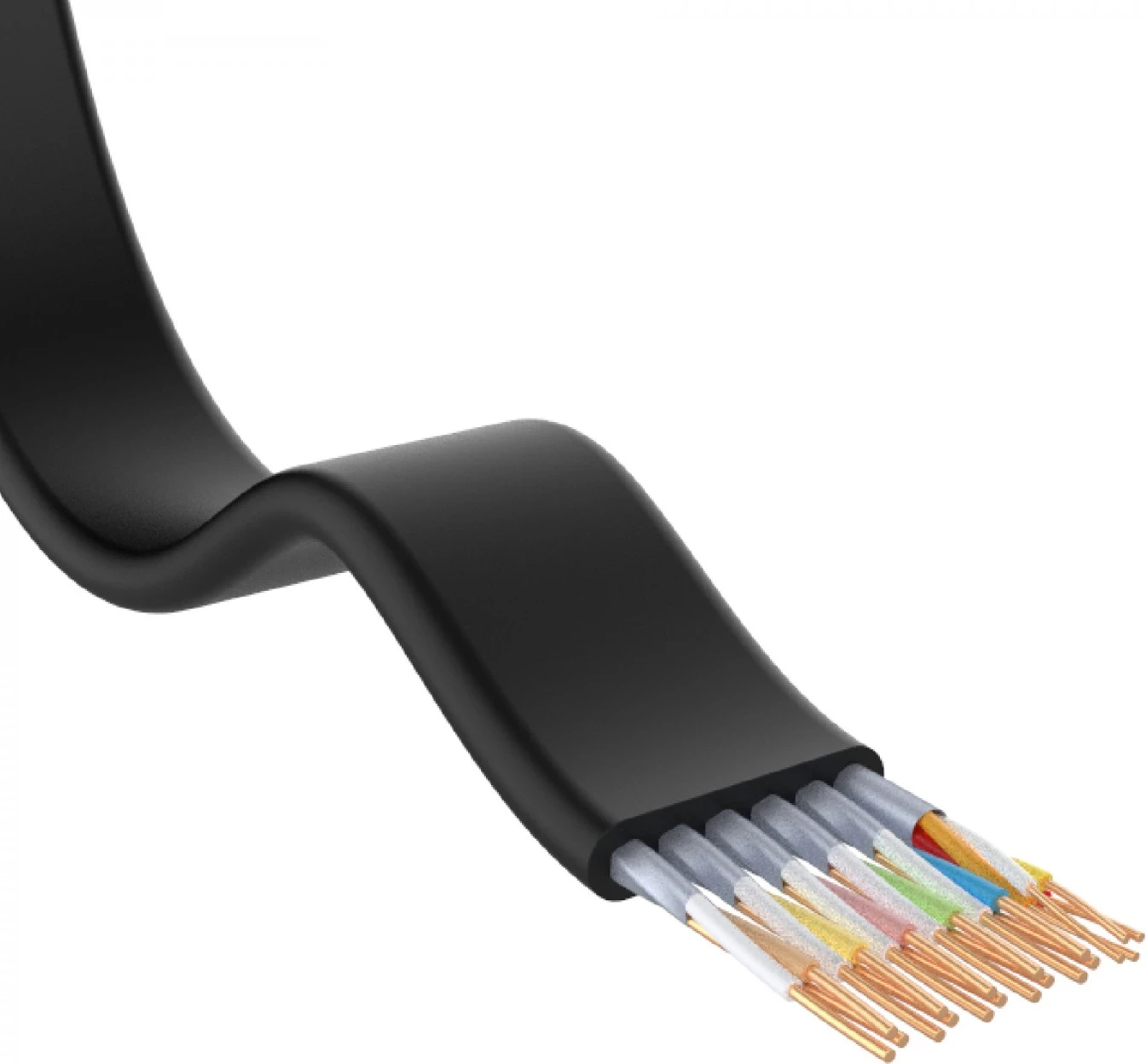 Kabllo HDMI 2.0 Unitek, e shpejtë dhe e sheshtë, 1.5m, e zezë