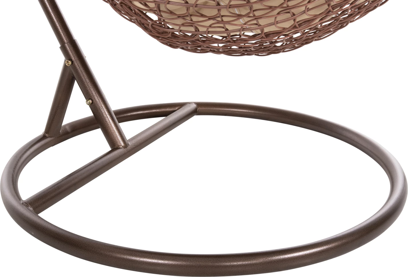 Fole varëse njësh MILLIE, metal ngjyrë kafe, ratan sintetik ngjyrë kafe, Φ95x195H cm