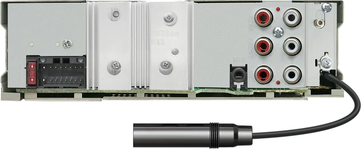 Radio makine JVC KD-DB922BT, Bluetooth, 7.1 kanale, USB, e zezë