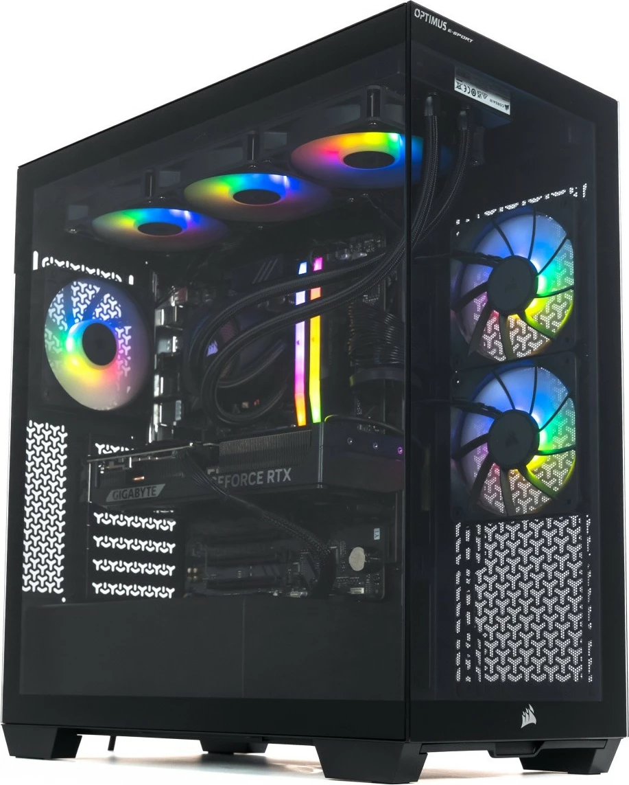 Kompjuter gaming, OPTIMUS, E-Sport GB550T-CR11, Ryzen 7 5800X, 16GB RAM, 1TB SSD, GeForce RTX 5070 12GB, Windows 11 Home, i zi