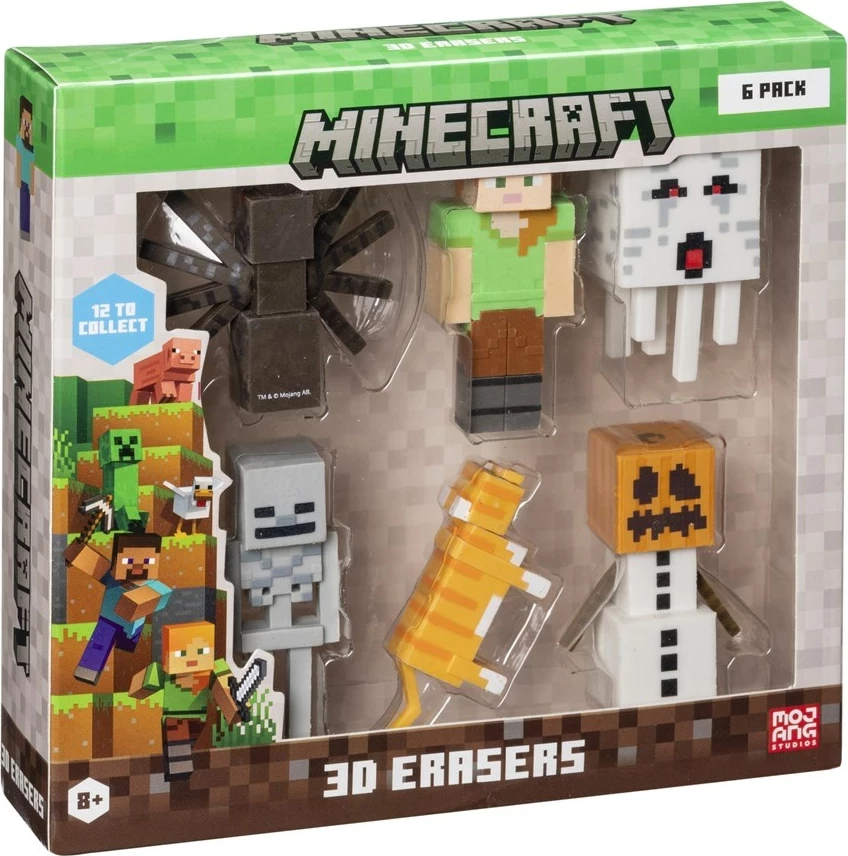 Goma 3D Minecraft, P.M.I. Kids World, 6 Copë