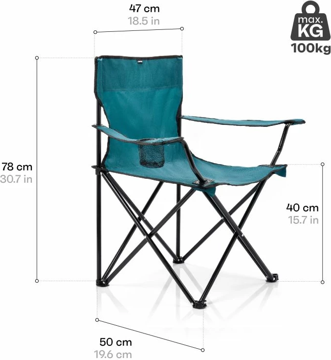 Karrige palosëse Meteor, unisex, blu dhe gjelbër