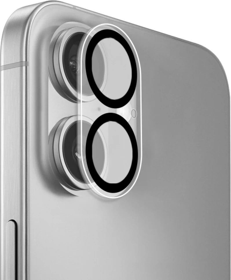 Xham i temperuar për kamerë, Puro Camera Standard, për iPhone 16 / iPhone 17, Transparent