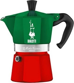 Aparat kafeje Bialetti New Venus 0.1L, gjelbër/kuq
