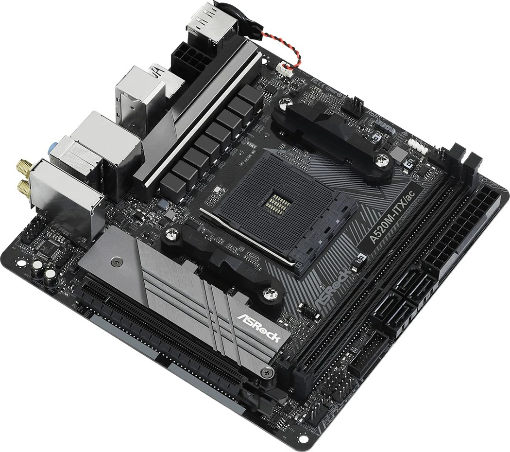 Pllakë amë Asrock A520M-ITX/ac, Socket AM4, micro ATX