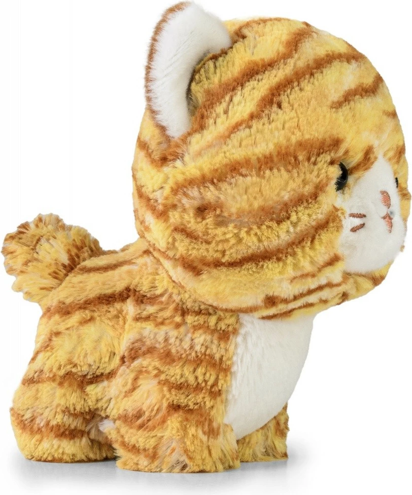 Lodër pelushi Daffi Teddy Pets, mace tabby portokalli, 19 cm