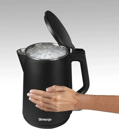 Ibrik elektrik Gorenje K15DWBK, 1.5 L, 2200 W, Zi