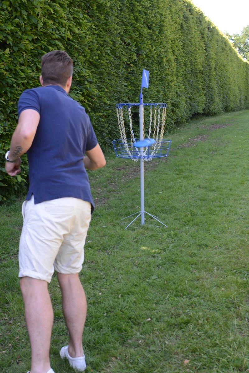 Kosh Disc Golf Tactic 413-200, metal, me flamur Sunsport, Blu