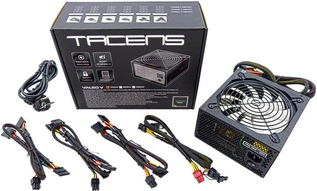 Furnizues energjie TACENS VALEO V 900M, 900W, ATX 3.1, PCIe 5.1, i zi