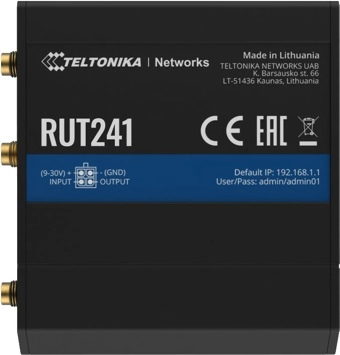 Router LTE TELTONIKA RUT241, 4G, WiFi, Ethernet, i zi