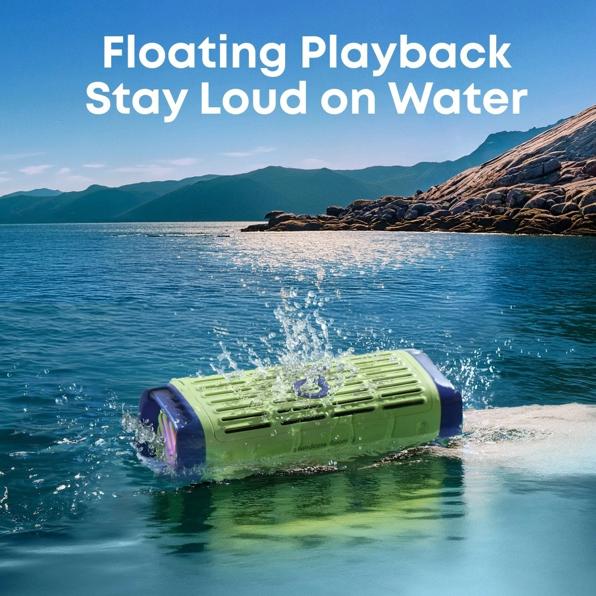 Altoparlant portativ Anker Soundcore Boom 3i, Bluetooth, 16 orë bateri, i gjelbër