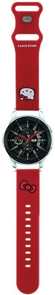 Rrip smartwatch Hello Kitty Silicone Kitty Head, 22mm, i kuq