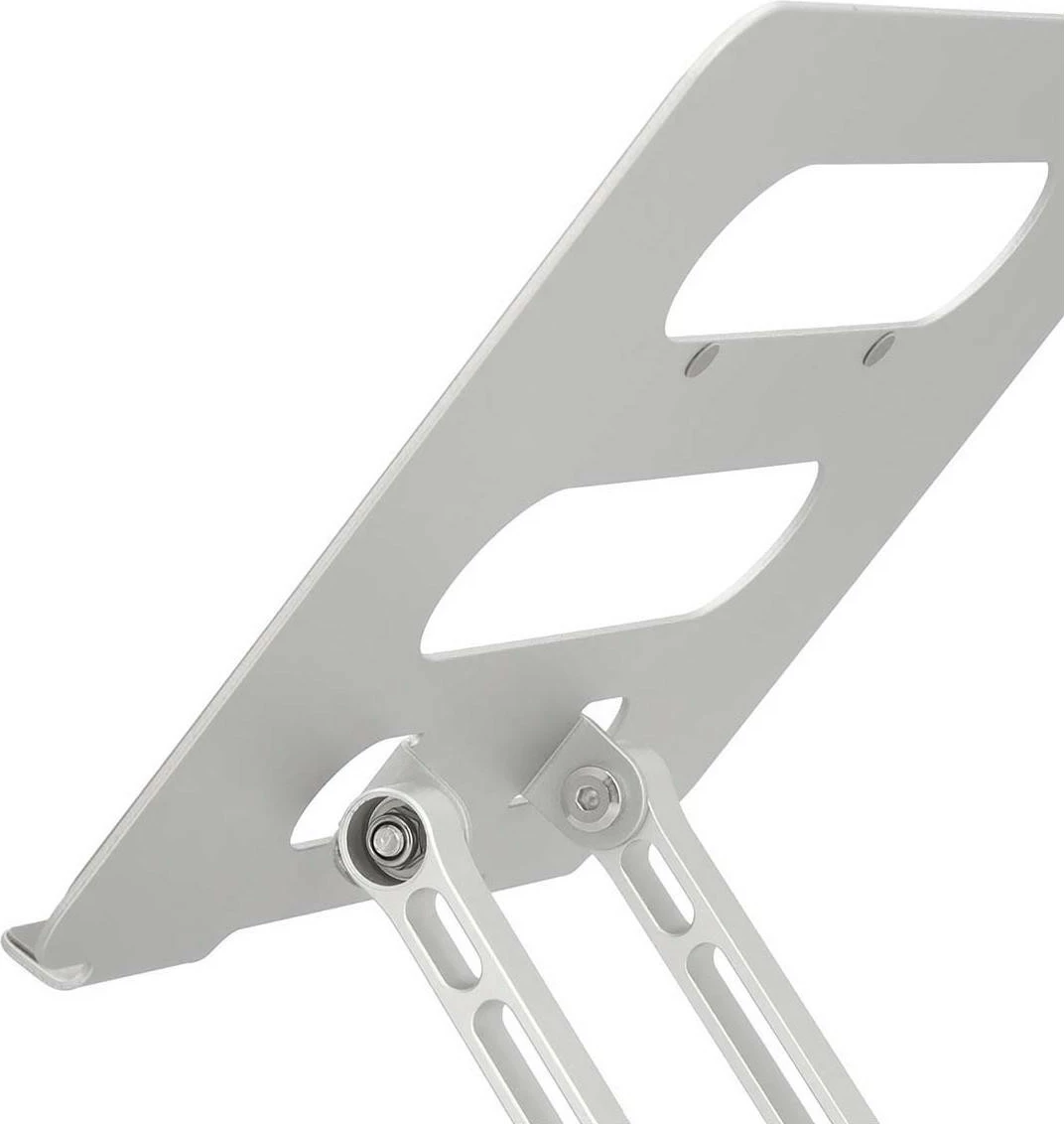 Qëndrim notebook Nedis, 17 inç, palueshëm, rrotullim 360°, argjendtë