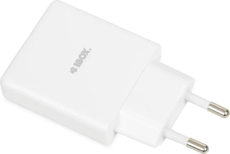 Karikues muri iBOX C-43 Slim GaN PD30W, Bardhë