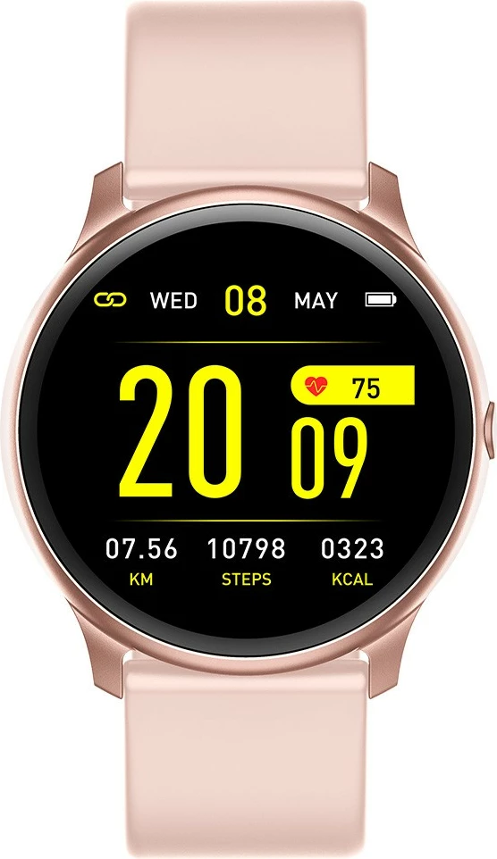 Smartwatch Maxcom Fit FW32 Neon, 1.3", OLED, 256 KB, Bluetooth, Rozë