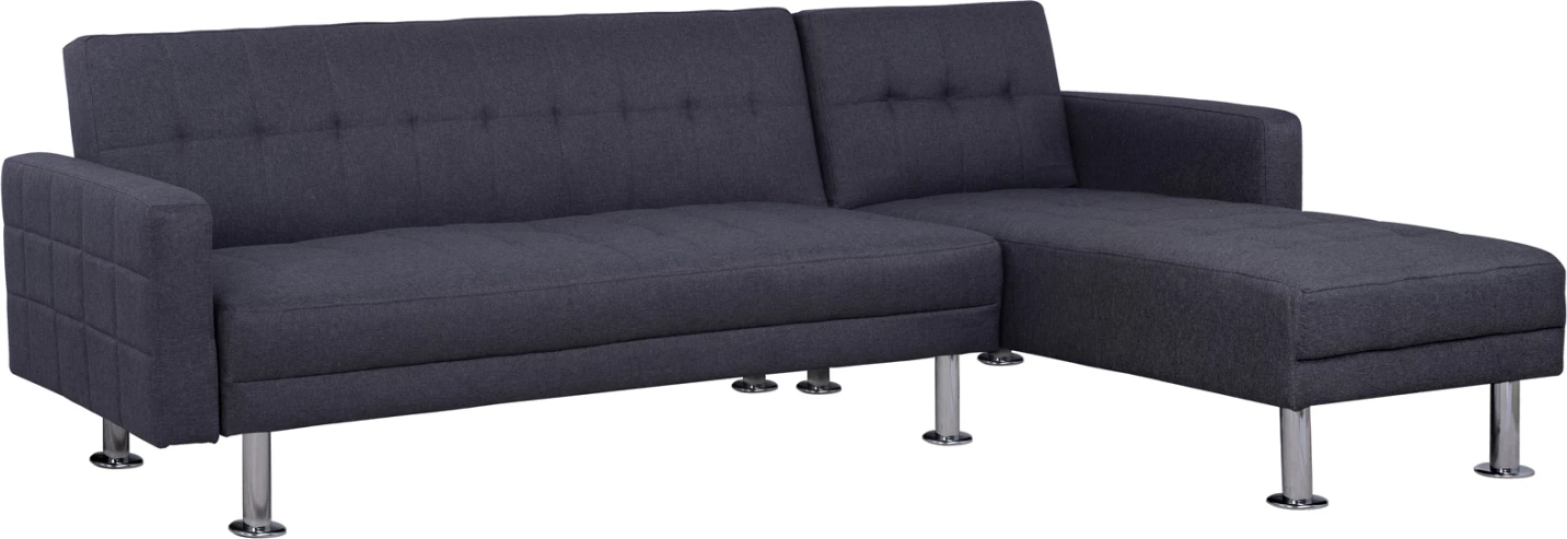 Divan qoshe multifunksional, ngjyrë gri, Holden FH3147.01, 265x151x78