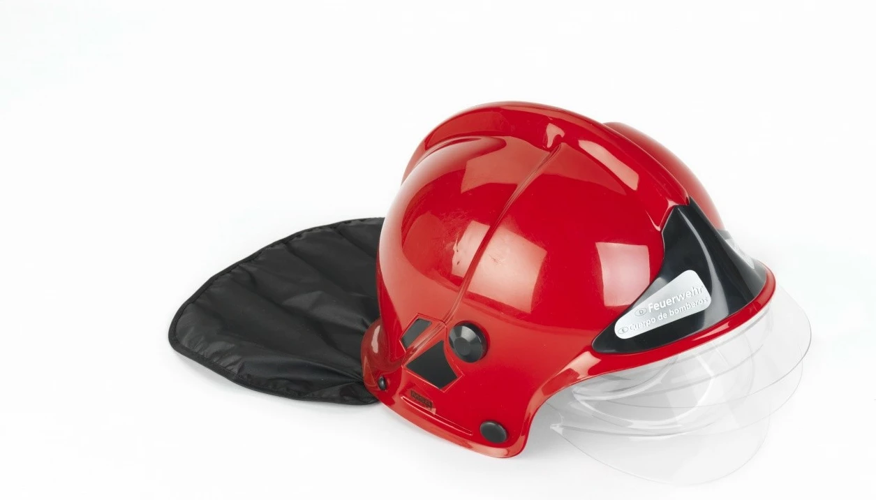 Helmetë zjarrfikësi për fëmijë Klein 8901 me vizor, e kuqe