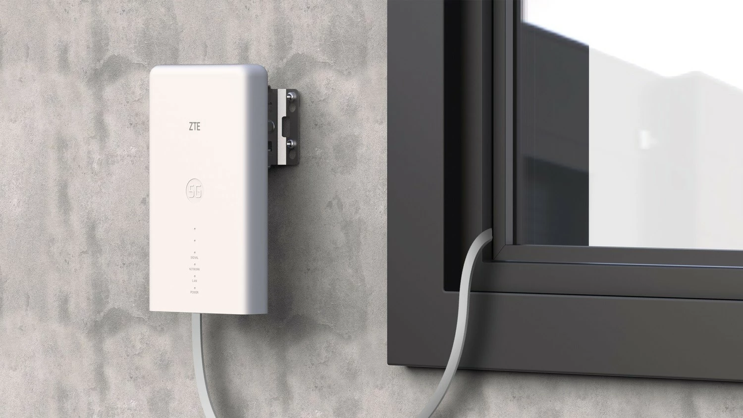 Router 5G ZTE MC889 ODU + Router ZTE Z1320 WiFi6 AX3000, i bardhë, set